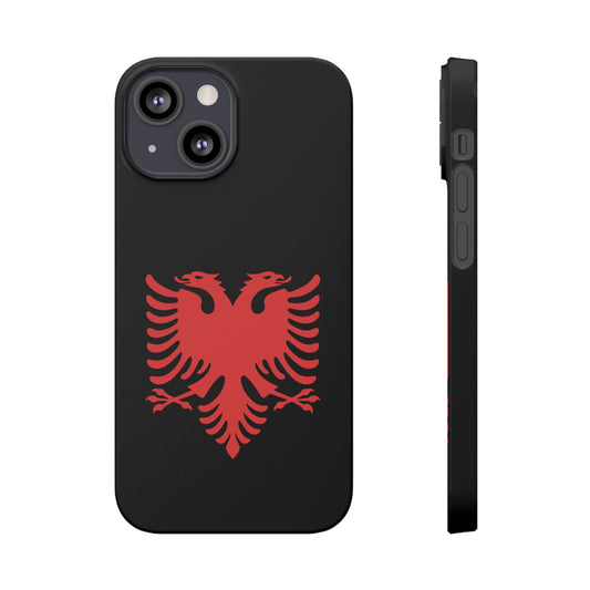 Slim Cases - Albania Double Headed Eagle, Albanian Flag Phone Cover, Patriotic Phone Case, National Symbol Gift, Unique Phone Accessories