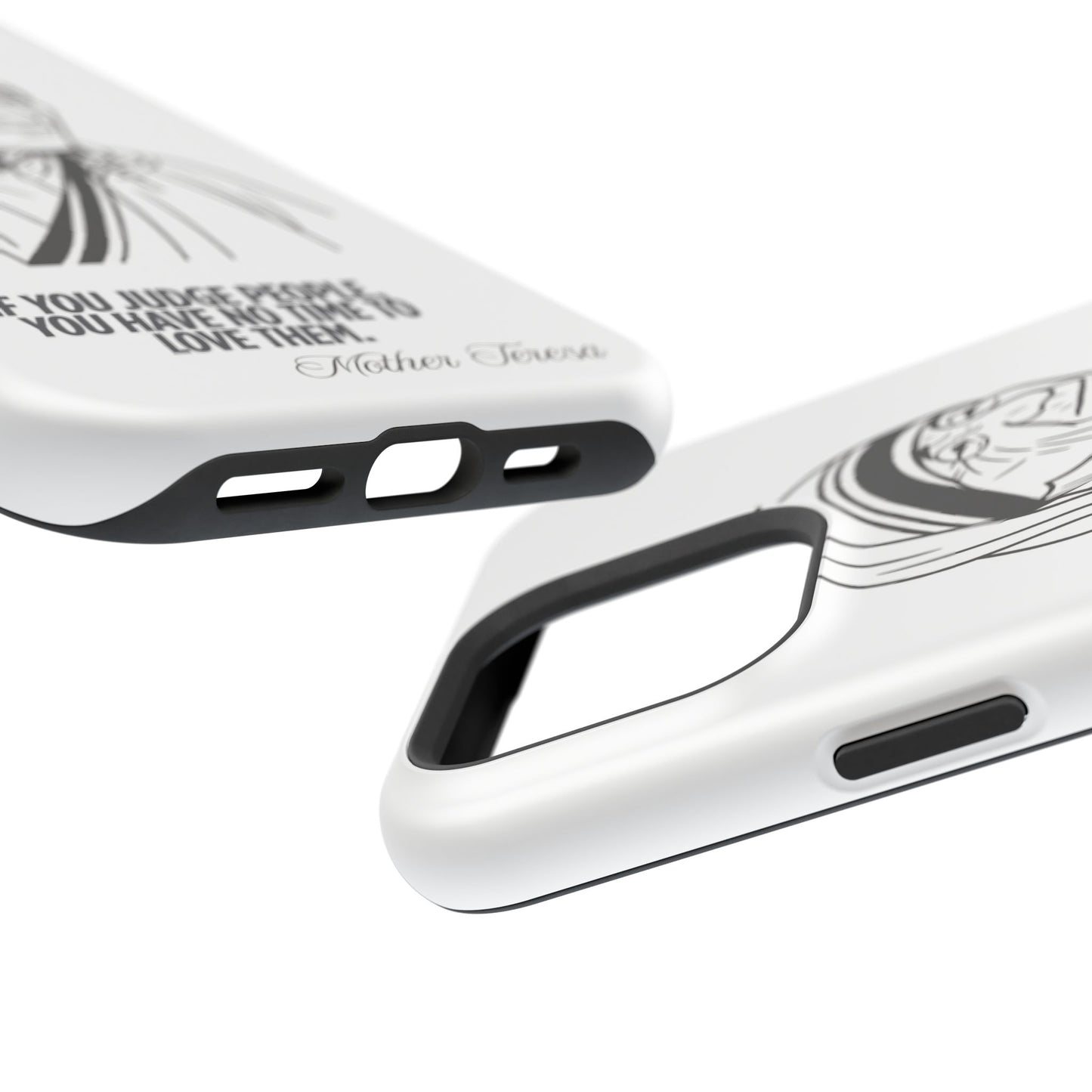 Inspirational Mother Teresa Quote iPhone Case for iPhone 13 to 16 - Magnetic Tough Cases