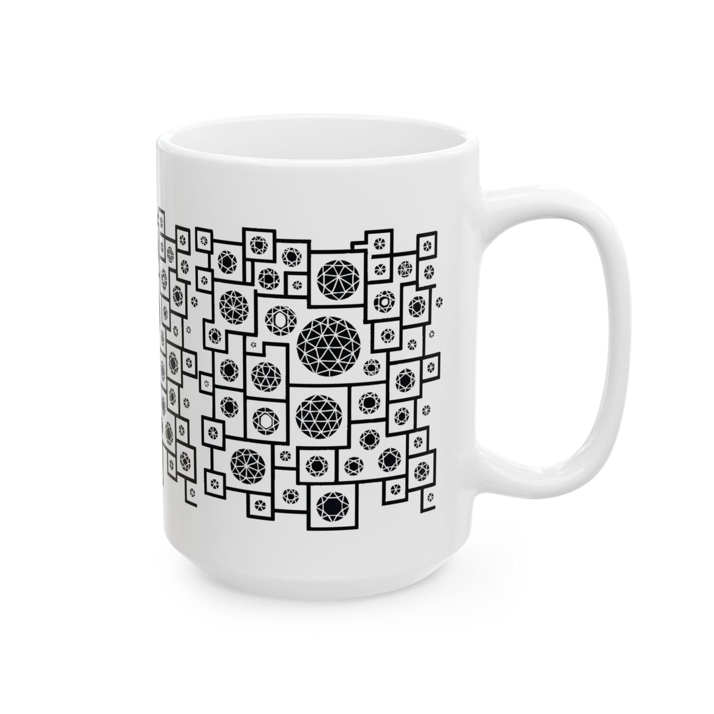Geometric Heritage Mug - White Edition