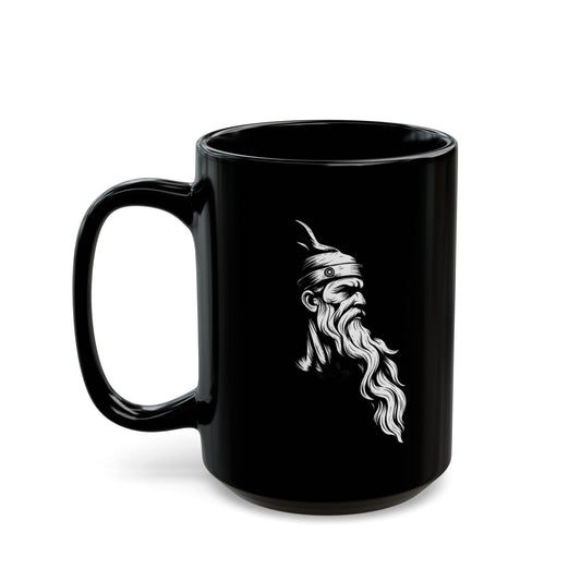 Gjergj Kastrioti Skënderbeu Black Mug, Albanian Heritage and Pride, Naim Frashëri Quote (11oz & 15oz)