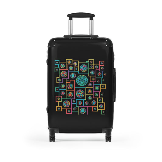 Geometric Heritage Design Suitcase