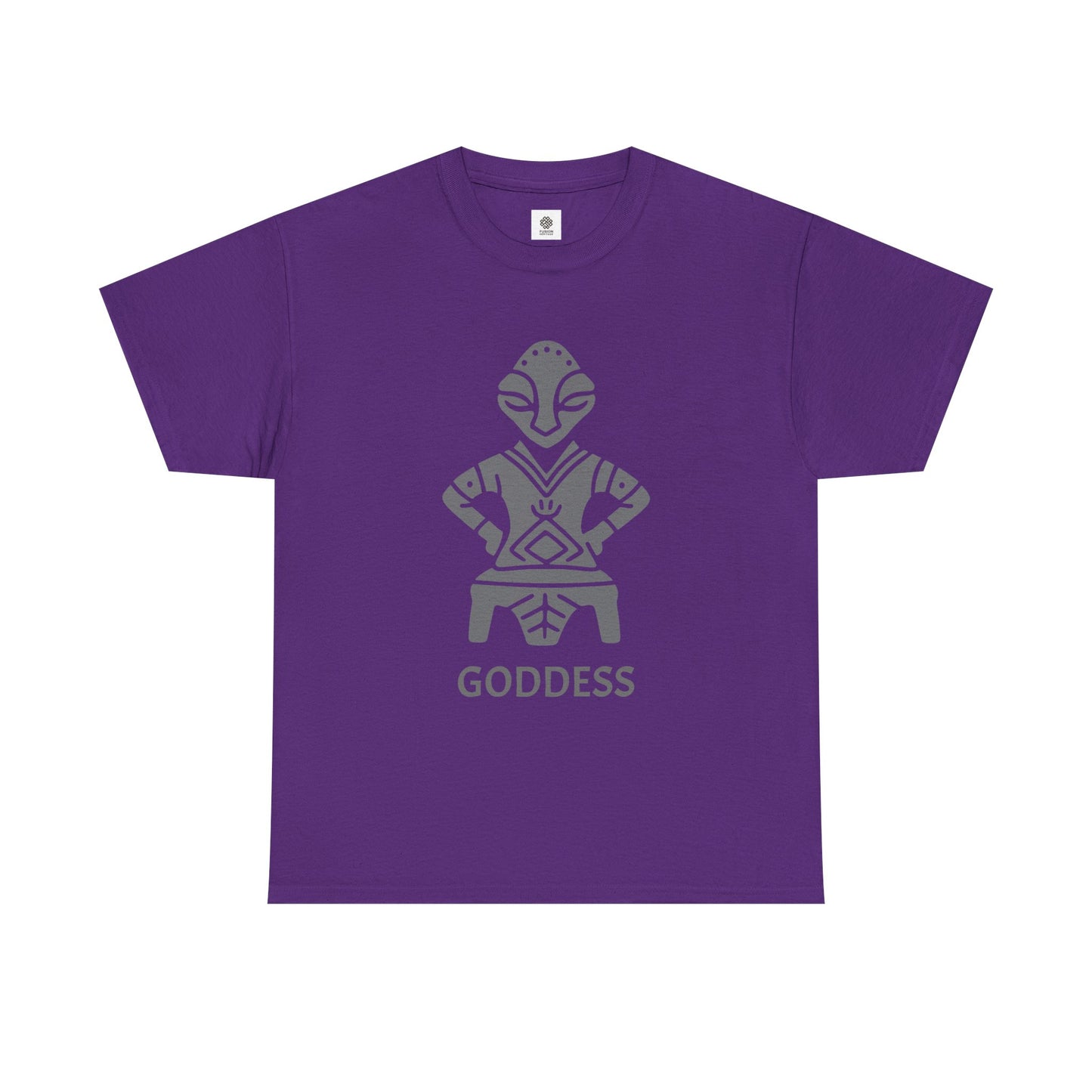 The Goddess On The Throne Cultural Artwork Tee Unisex Heavy Cotton Tee