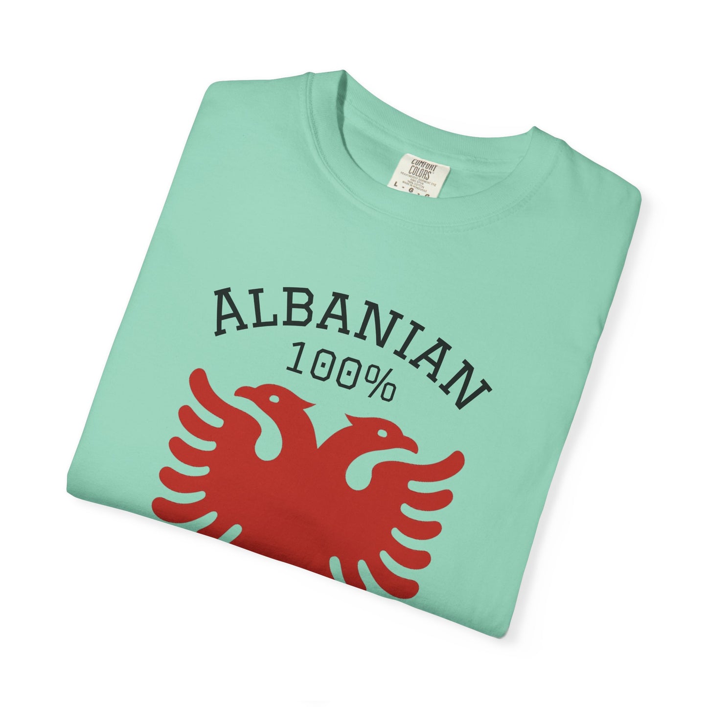 110% Baba - Albanian Dad T-Shirt | Father's Day Gift with Eagle Motif
