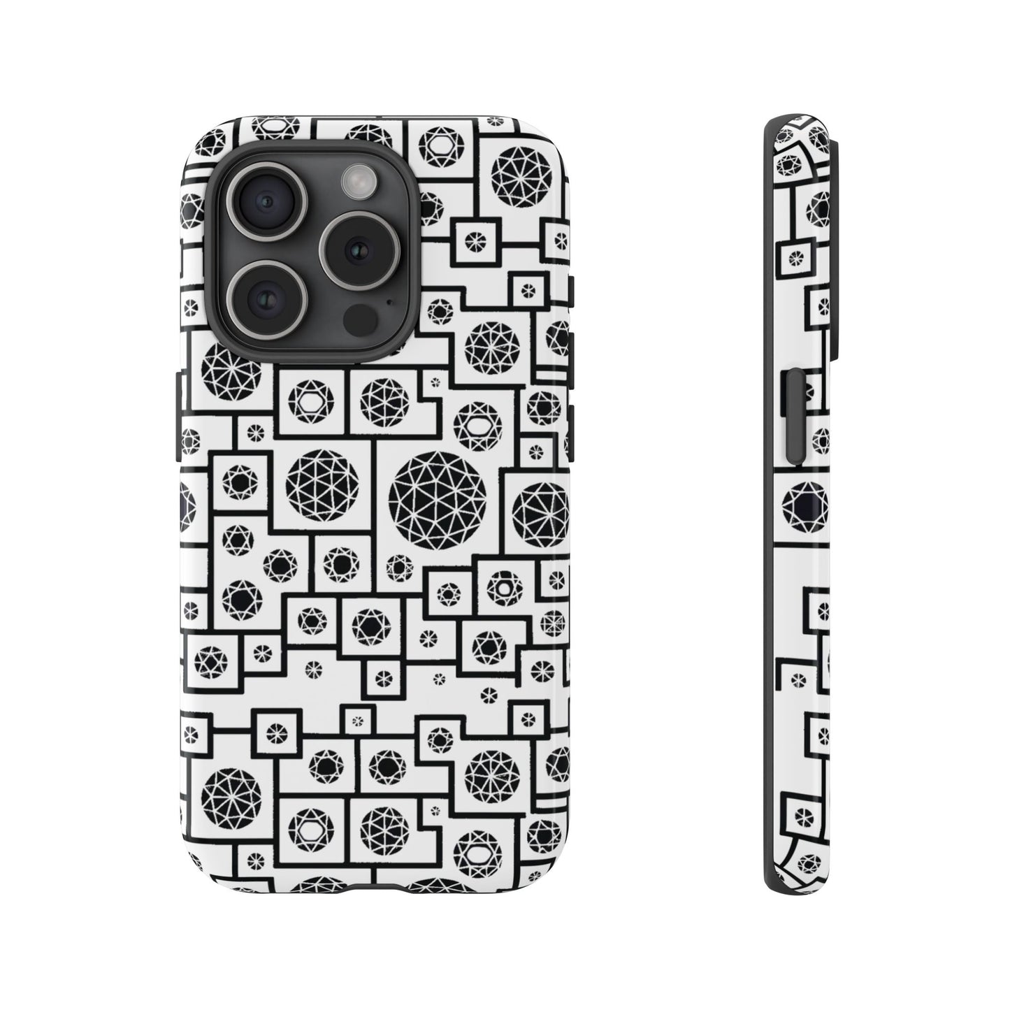 Unique Geometric Phone Case - For iPhone, Google Pixel, and Samsung Galaxy