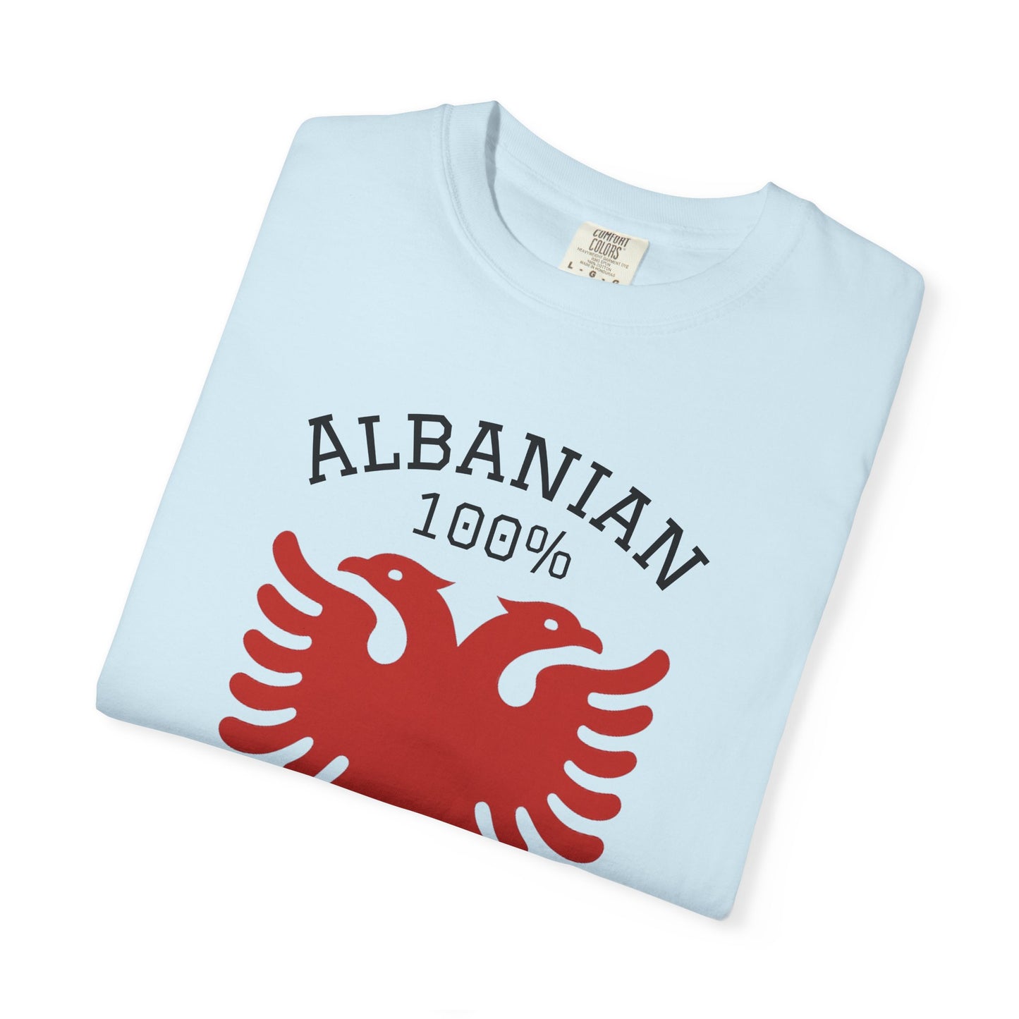 110% Baba - Albanian Dad T-Shirt | Father's Day Gift with Eagle Motif