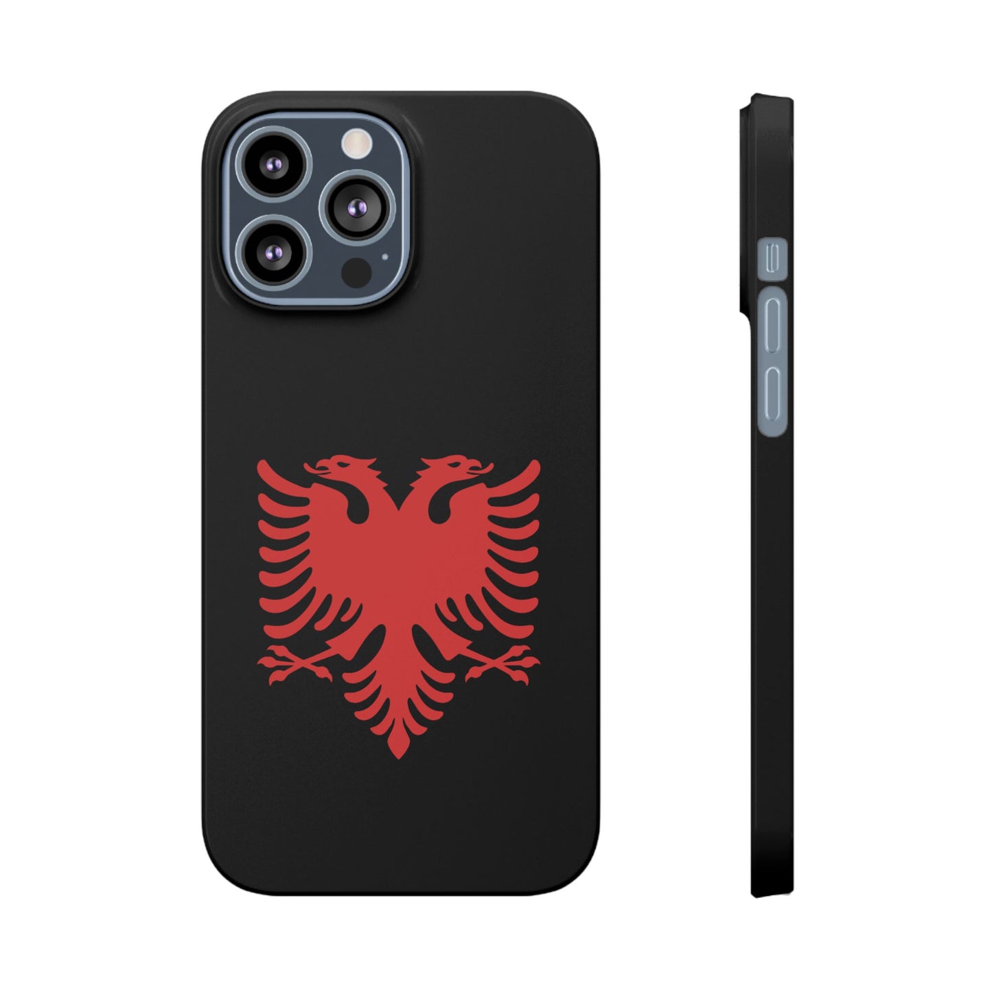 Slim Cases - Albania Double Headed Eagle, Albanian Flag Phone Cover, Patriotic Phone Case, National Symbol Gift, Unique Phone Accessories