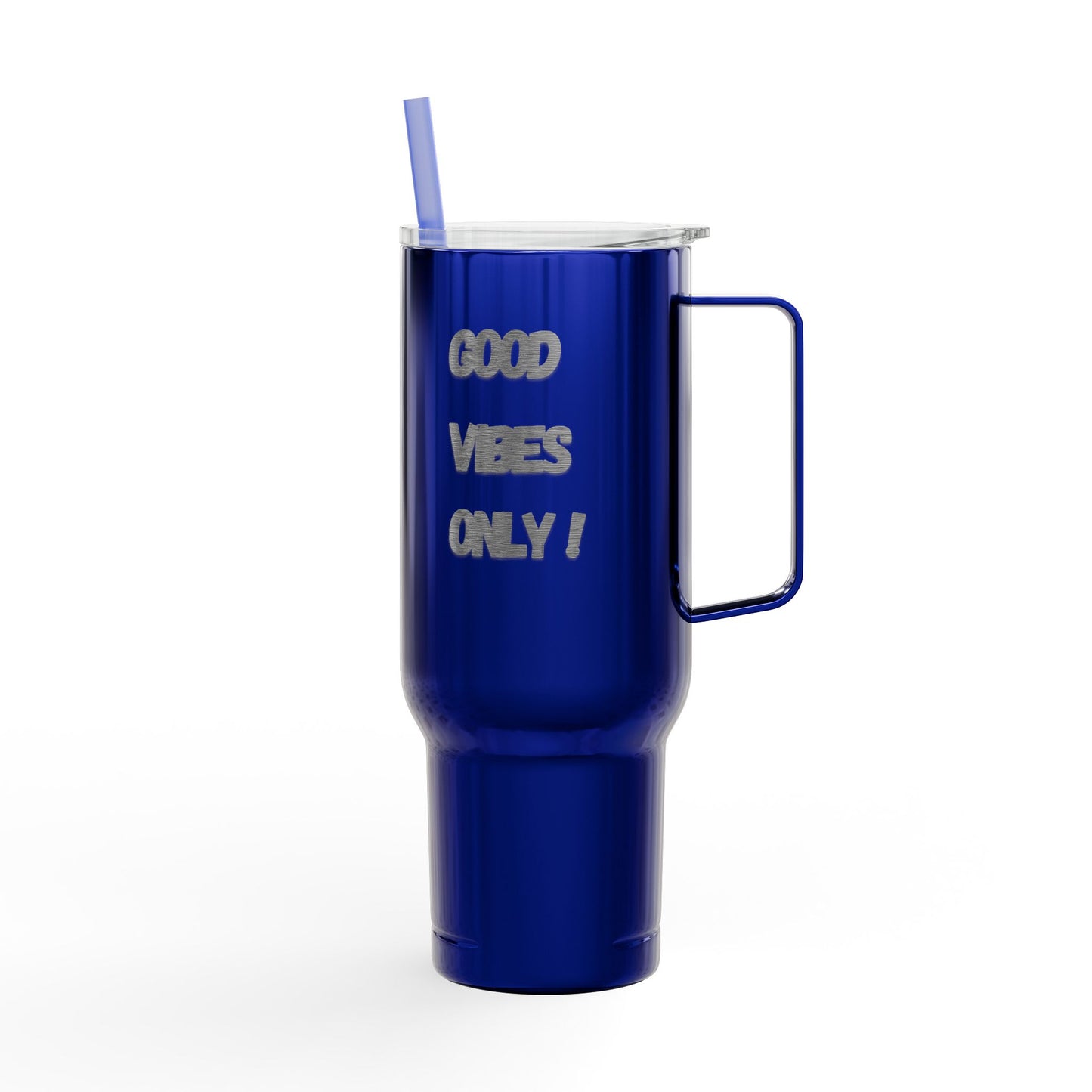 Motivational Insulated Tumbler, 40oz with Lid - Start Fresh, Stay Positive! Perfect for Travel, Gifts and Everyday Use