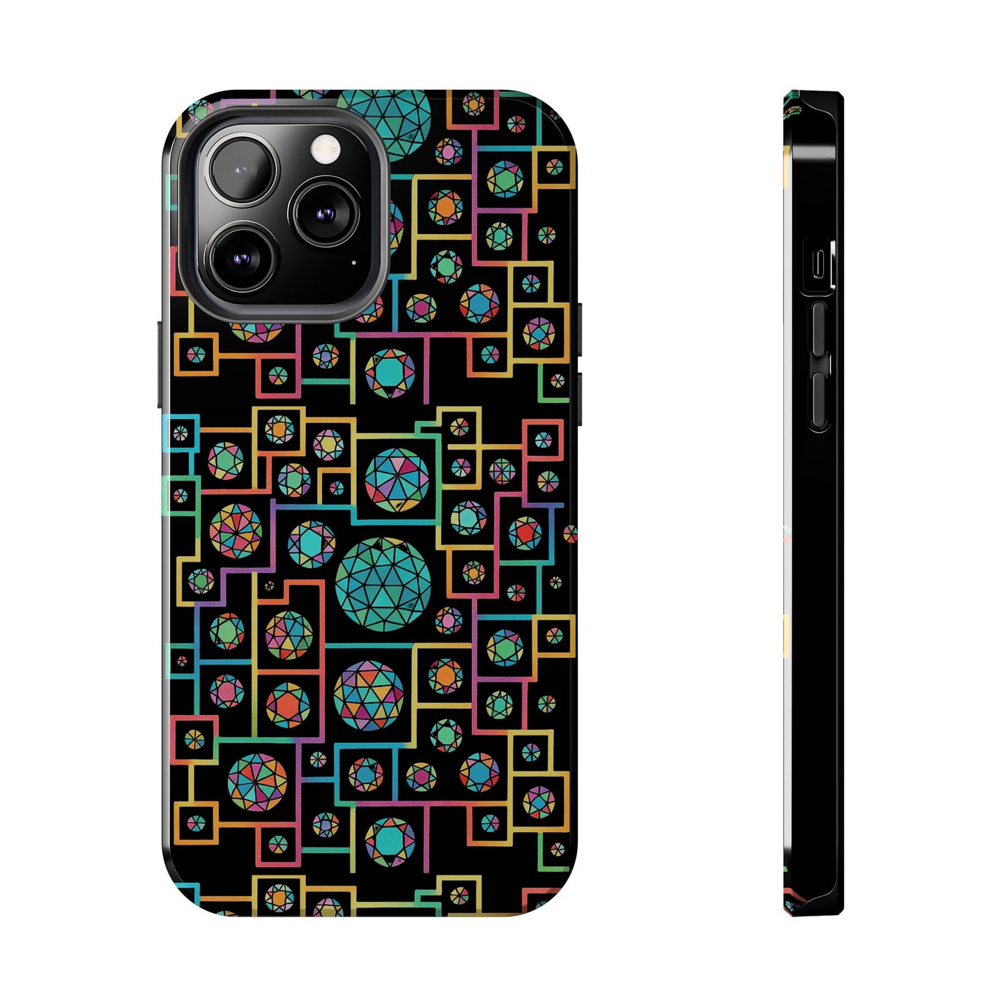 Geometric Dome Inspired Tough Phone Cases