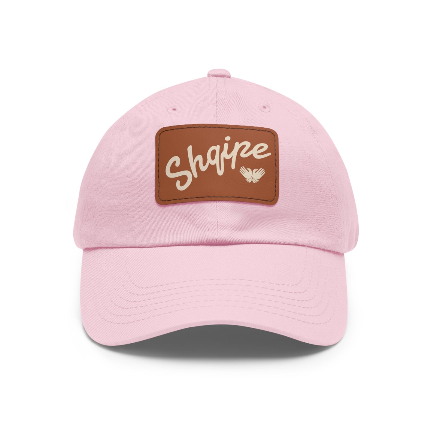 Albanian Shqipe Hat with Leather Patch (Rectangle) - Multicolor