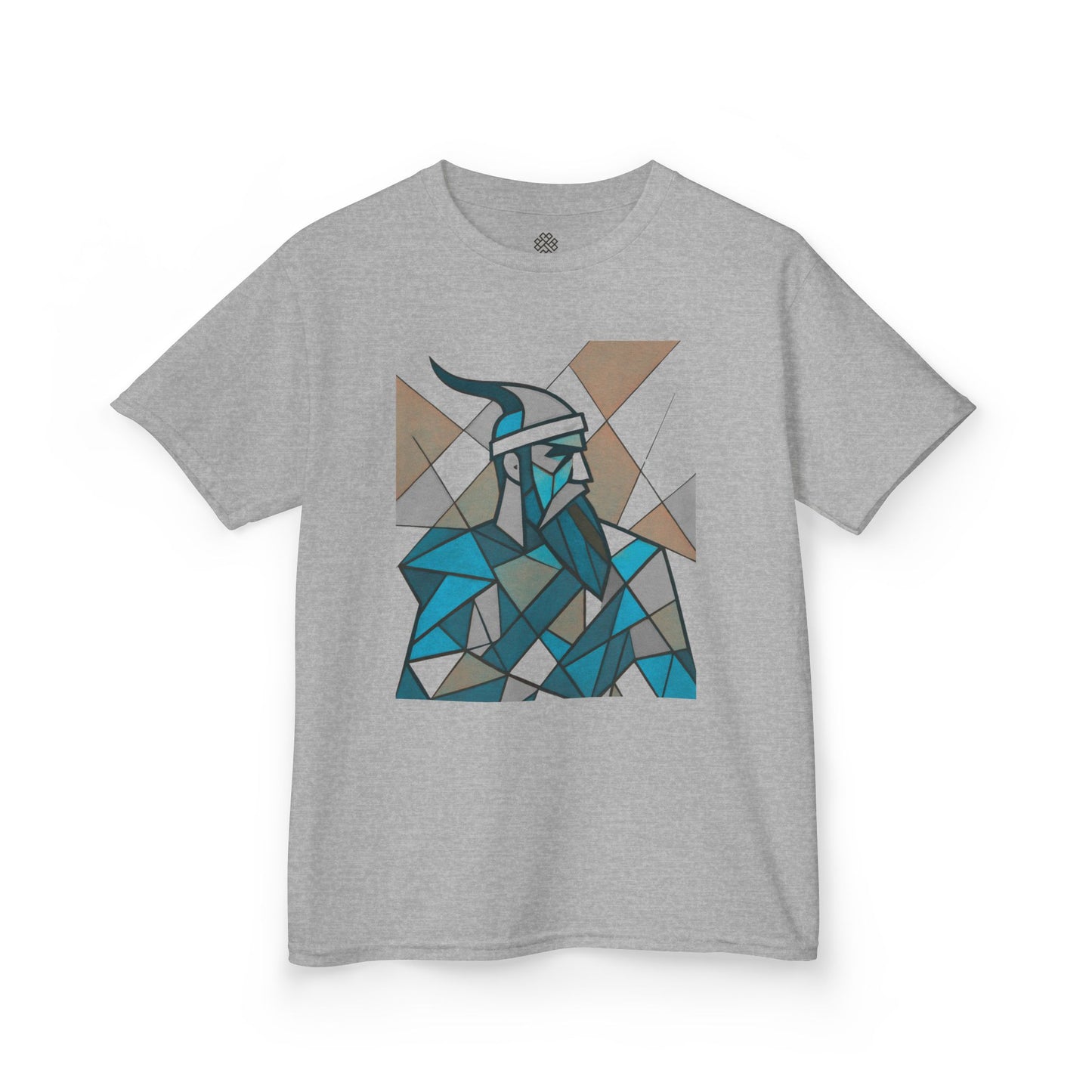 Geometric Cotton Tee - Honoring Gjergj Kastrioti Skendrbeu (Kids)