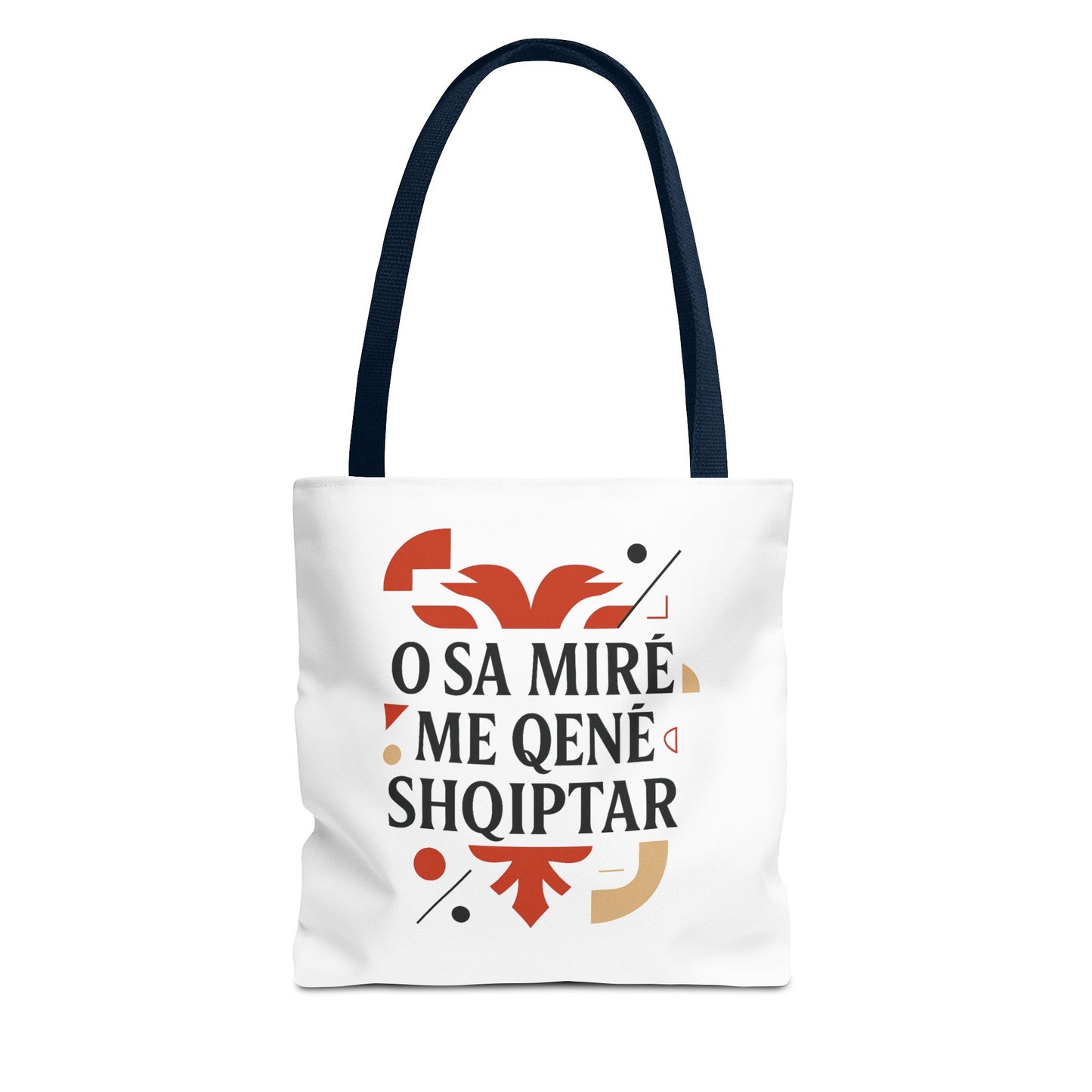 Chic Albanian Phrase Tote Bag, Stylish Shopping Bag, Eco-Friendly Tote, Gift for Language Lovers, Trendy Travel Companion