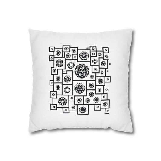 Geometric Patterned Pillowcase, Stylish Accent Pillow