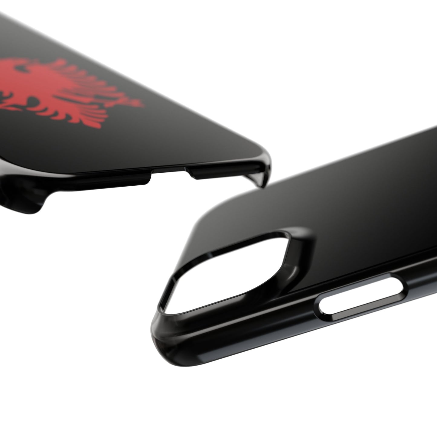 Slim Cases - Albania Double Headed Eagle, Albanian Flag Phone Cover, Patriotic Phone Case, National Symbol Gift, Unique Phone Accessories