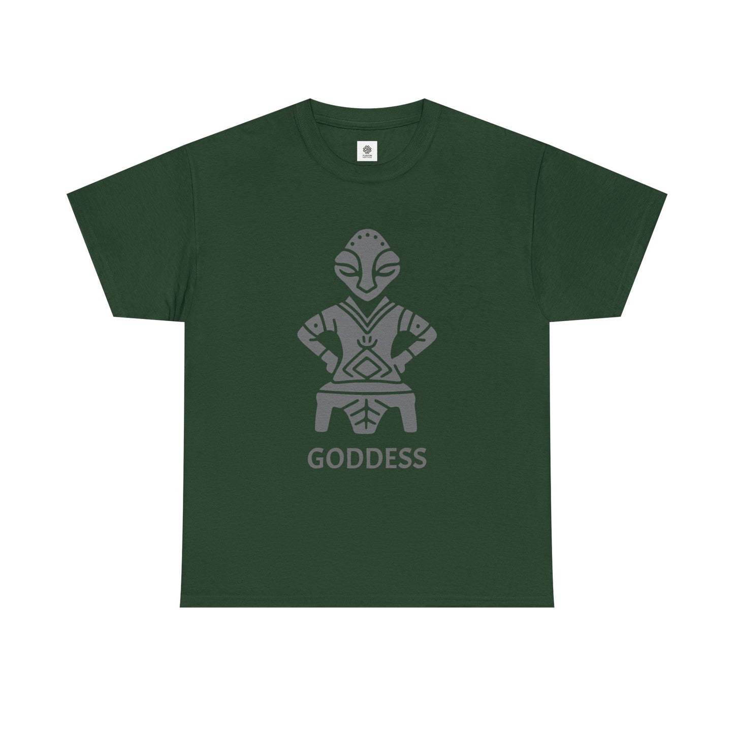 The Goddess On The Throne Cultural Artwork Tee Unisex Heavy Cotton Tee