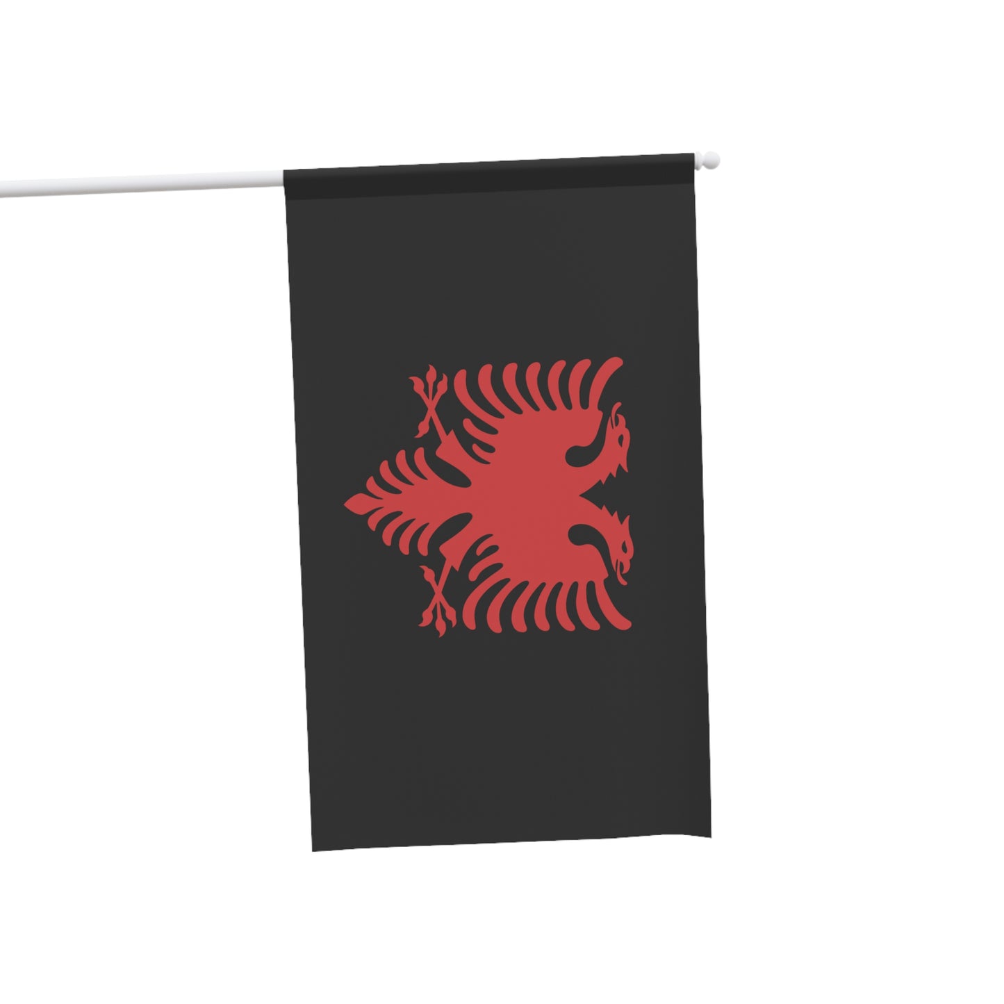 Albanian Flag House Banner, Outdoor Decor, Home Accents, National Pride, Celebration Decoration, Sports Gatherings