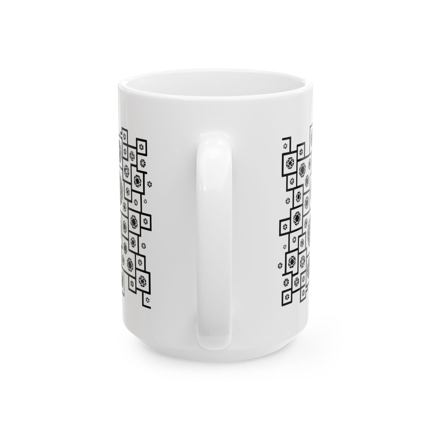 Geometric Heritage Mug - White Edition