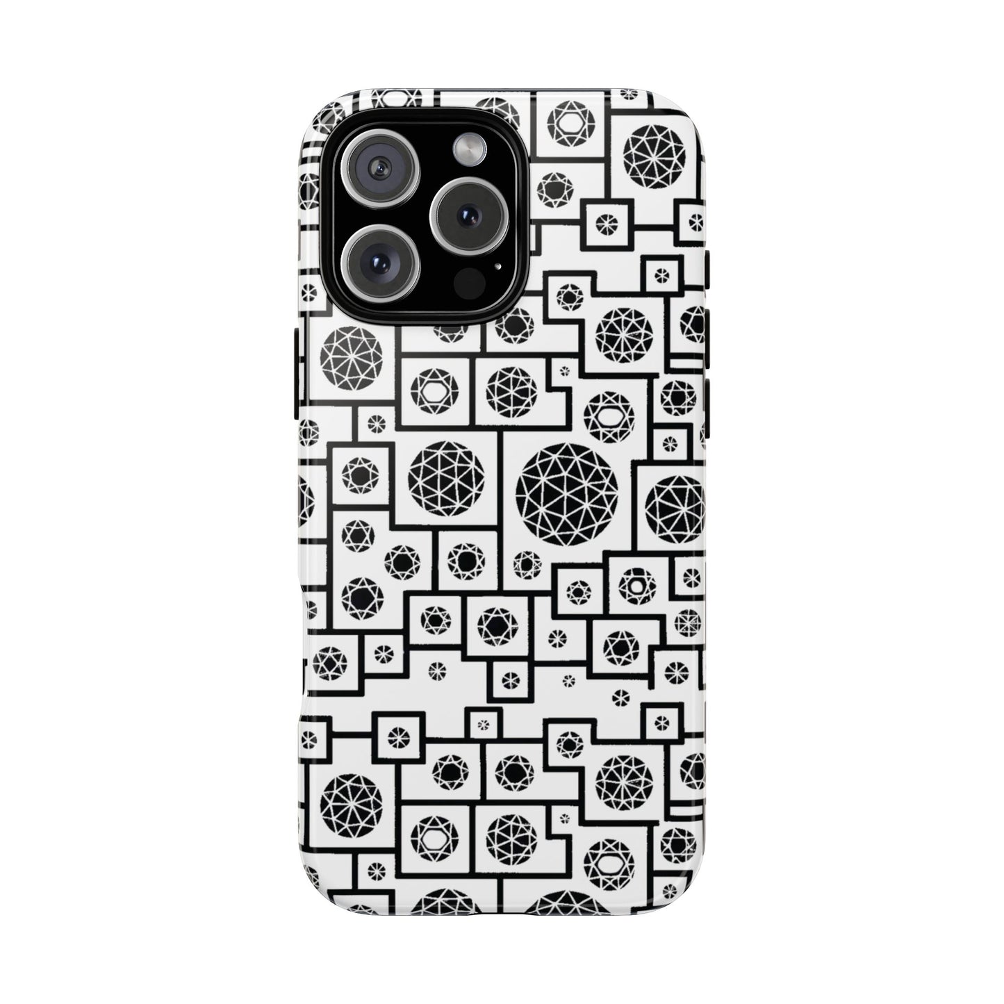 Unique Geometric Phone Case - For iPhone, Google Pixel, and Samsung Galaxy