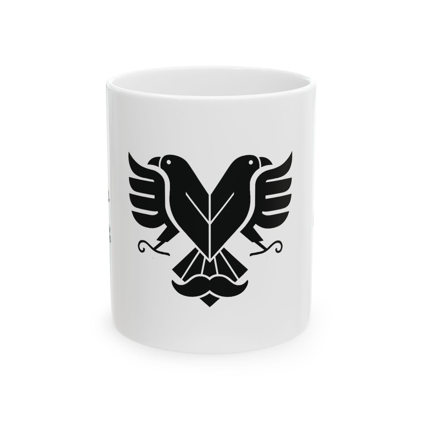 Albanian Dad Mug with Eagle & Mustache