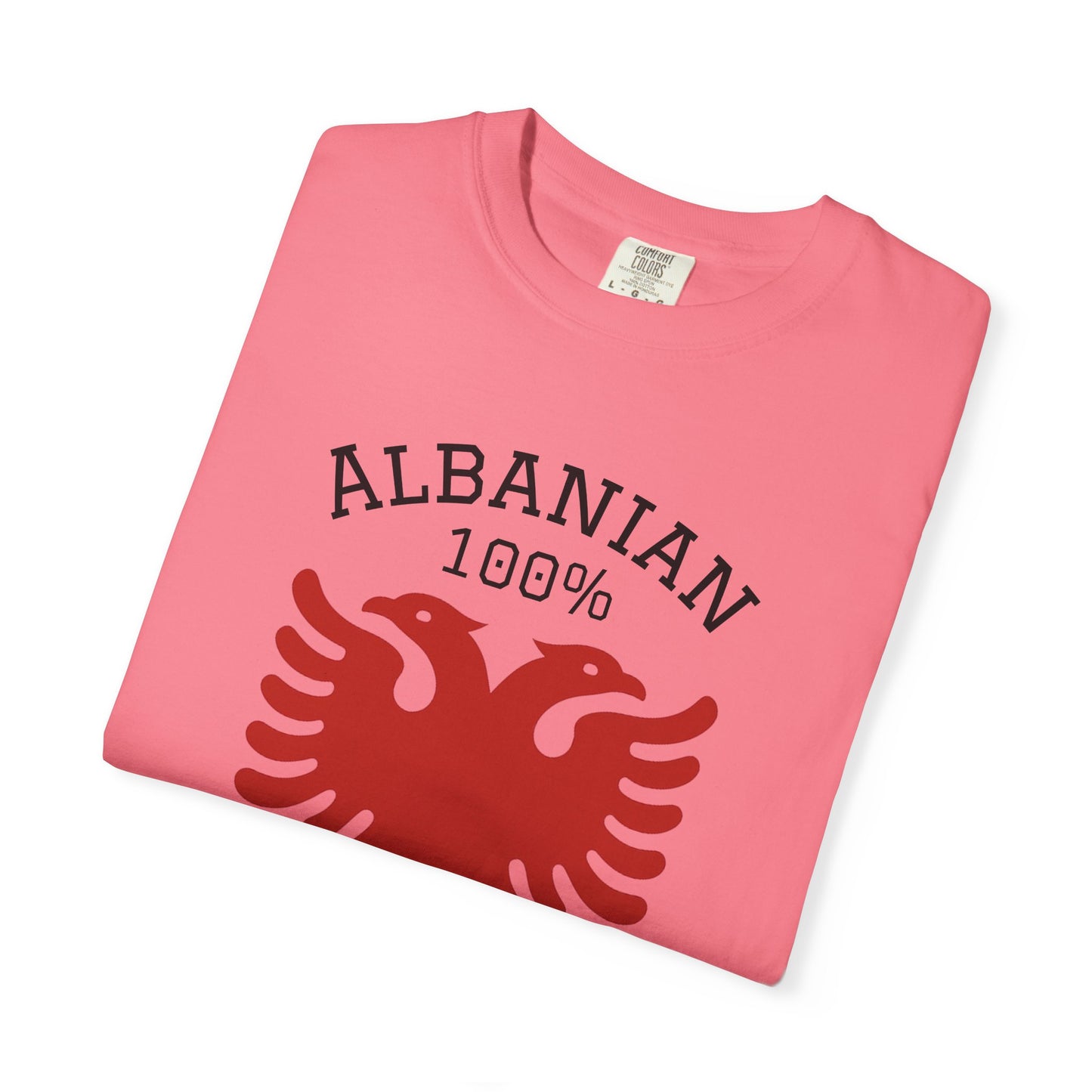 110% Baba - Albanian Dad T-Shirt | Father's Day Gift with Eagle Motif