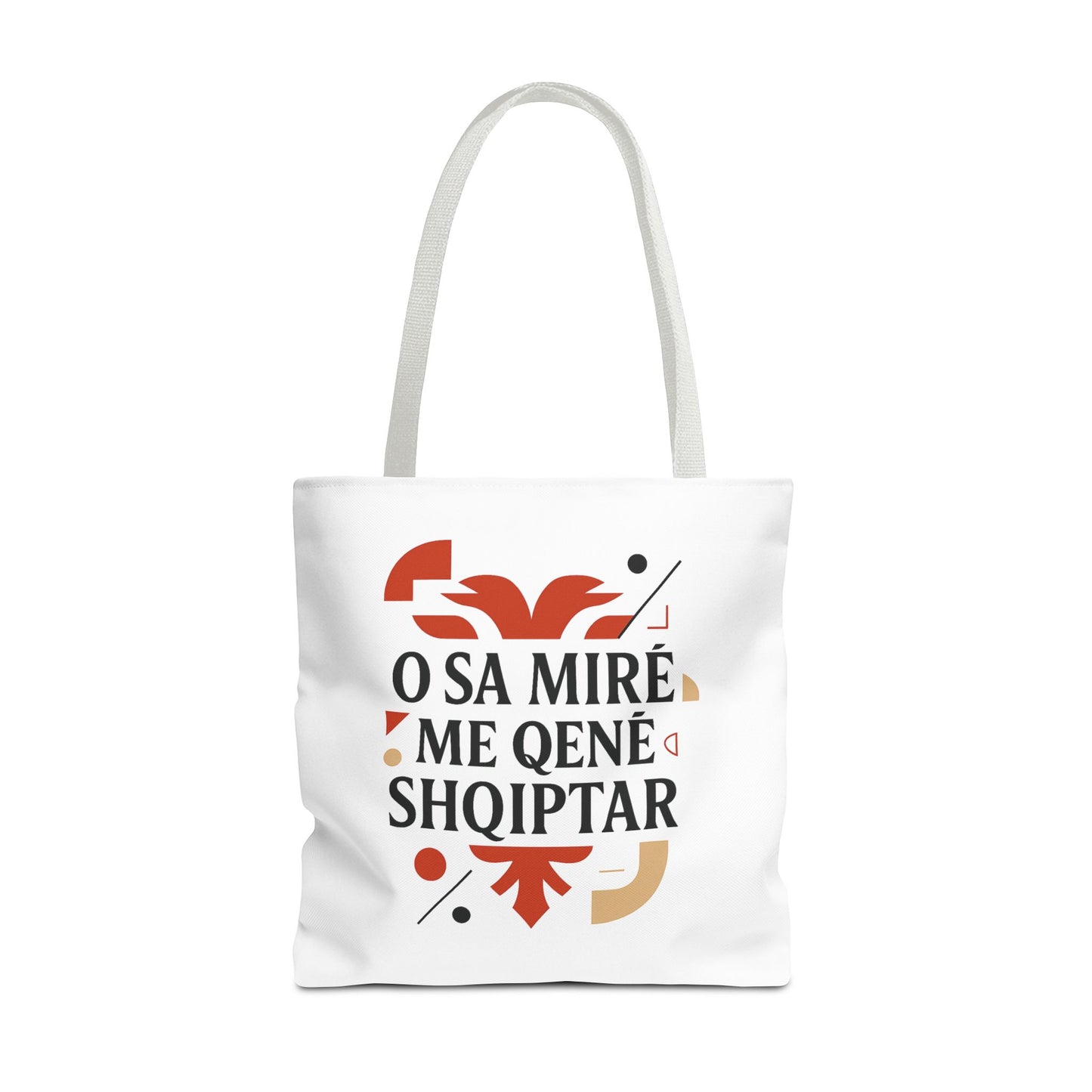 Chic Albanian Phrase Tote Bag, Stylish Shopping Bag, Eco-Friendly Tote, Gift for Language Lovers, Trendy Travel Companion