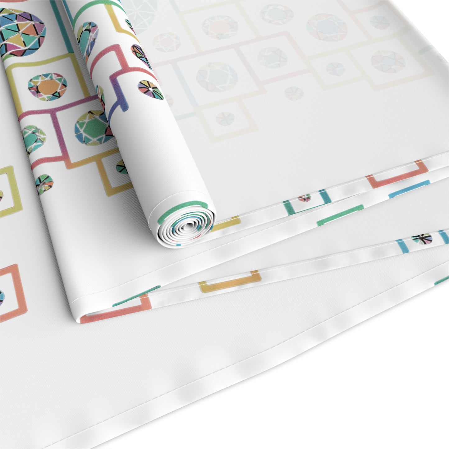 Geometric Heritage Table Runner