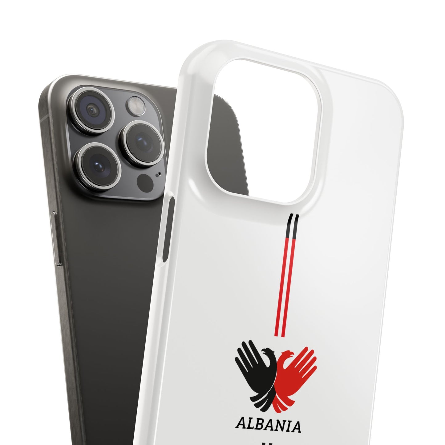 Albania Slim Phone Case | Stylish Mobile Cover, Unique Gift for Travelers, Phone Accessory for Albanian Pride, Home Decor