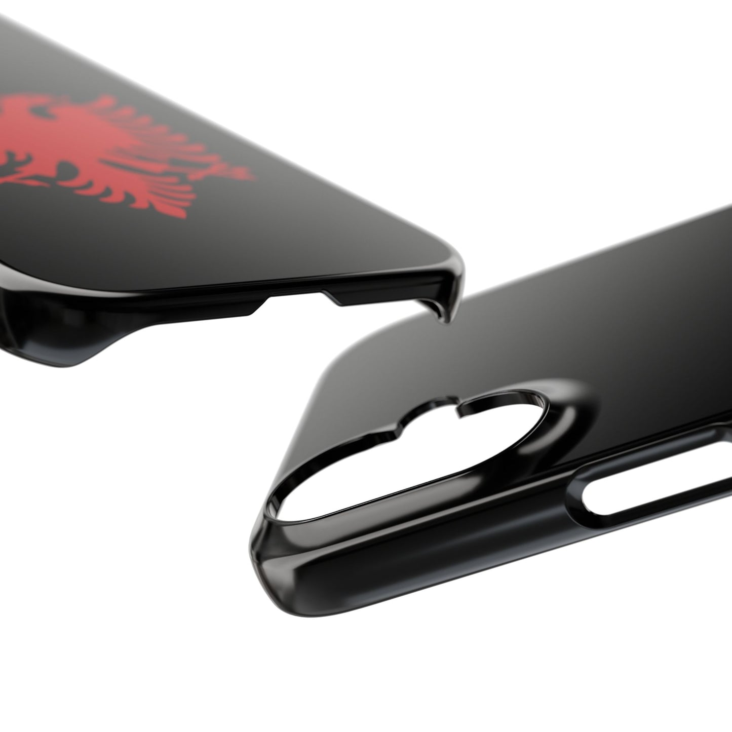 Slim Cases - Albania Double Headed Eagle, Albanian Flag Phone Cover, Patriotic Phone Case, National Symbol Gift, Unique Phone Accessories