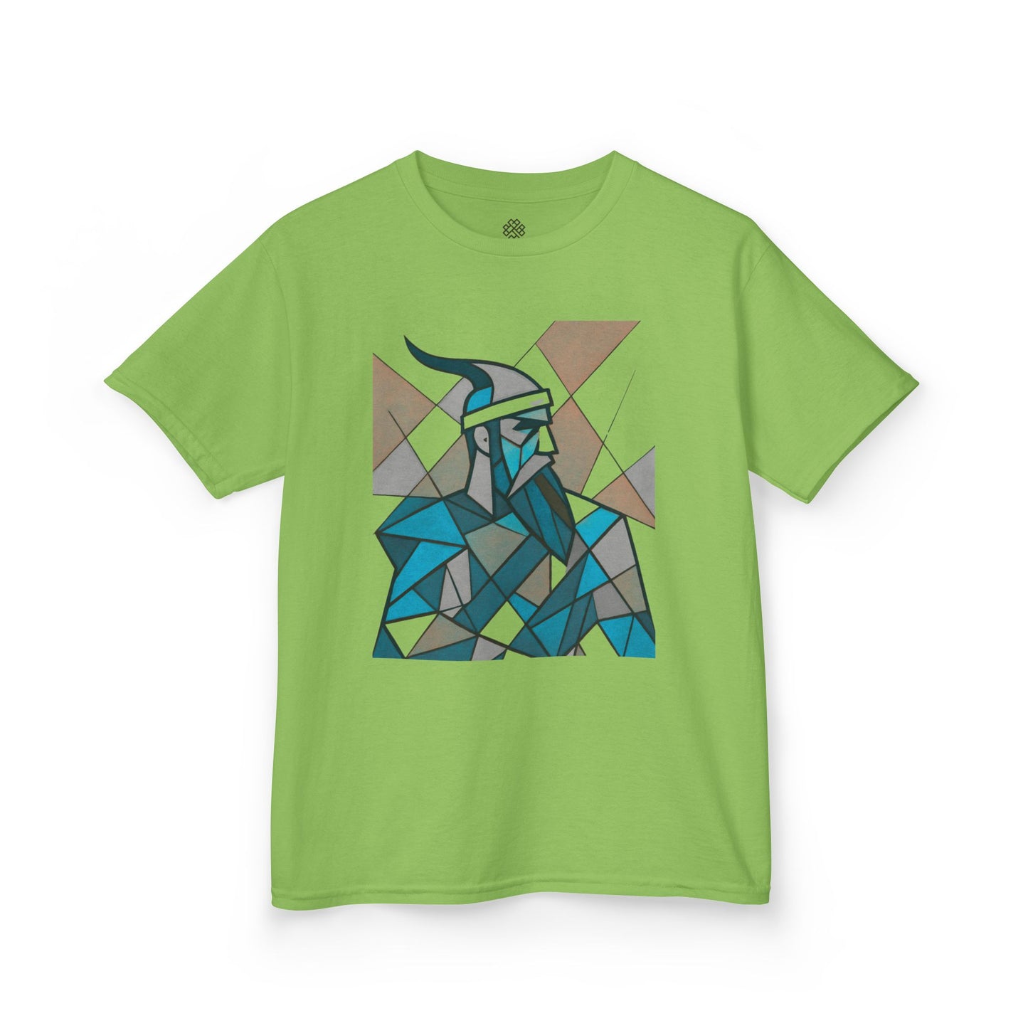 Geometric Cotton Tee - Honoring Gjergj Kastrioti Skendrbeu (Kids)