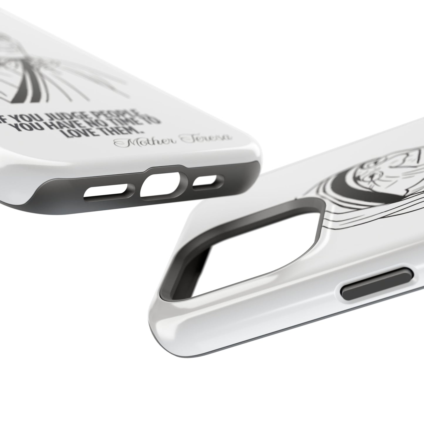 Inspirational Mother Teresa Quote iPhone Case for iPhone 13 to 16 -  Magnetic Tough Cases