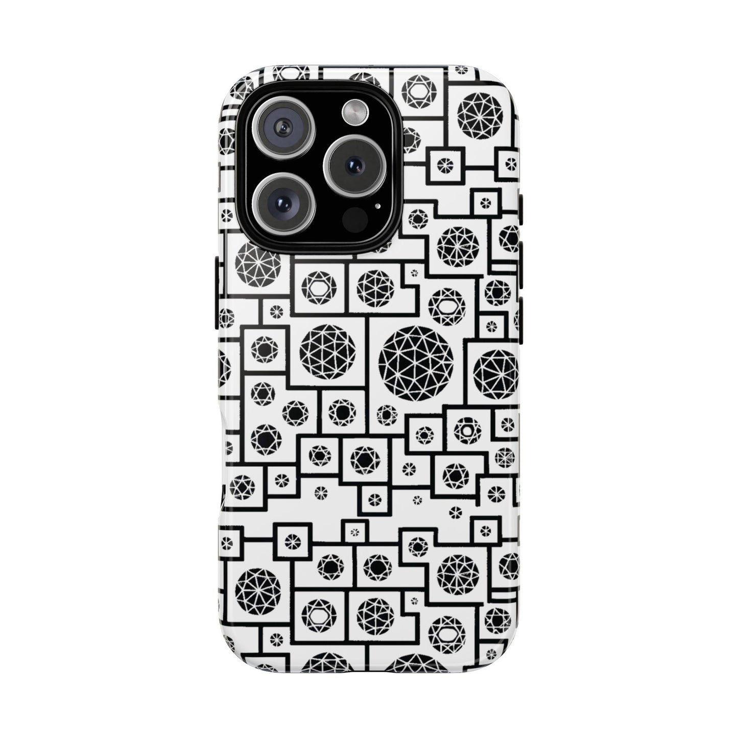 Unique Geometric Phone Case - For iPhone, Google Pixel, and Samsung Galaxy