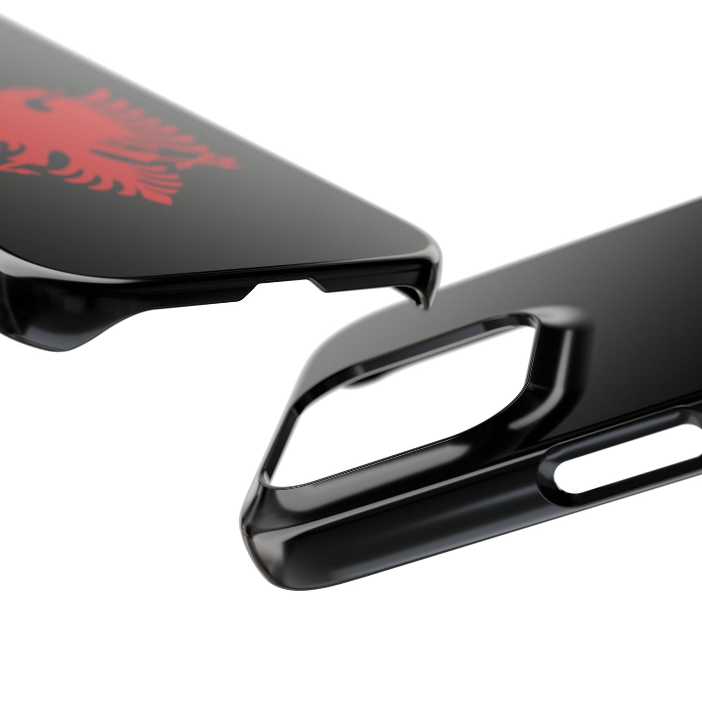 Slim Cases - Albania Double Headed Eagle, Albanian Flag Phone Cover, Patriotic Phone Case, National Symbol Gift, Unique Phone Accessories