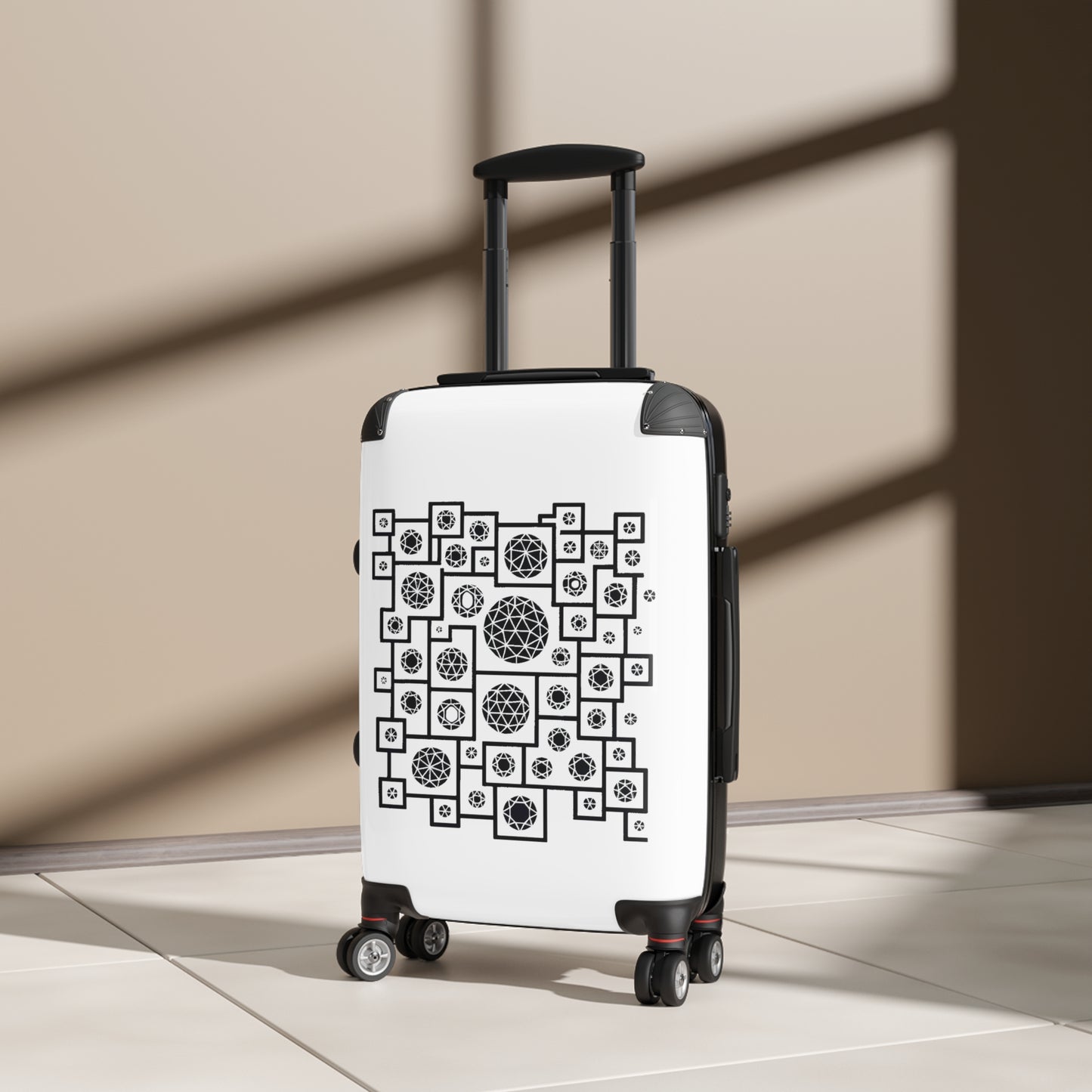 Geometric Heritage Design Suitcase