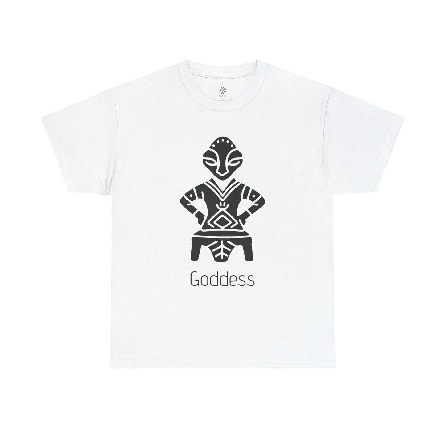 The Goddess On The Throne Cultural Artwork Tee Unisex Heavy Cotton Tee