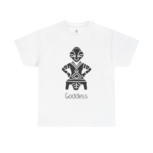 The Goddess On The Throne Cultural Artwork Tee Unisex Heavy Cotton Tee