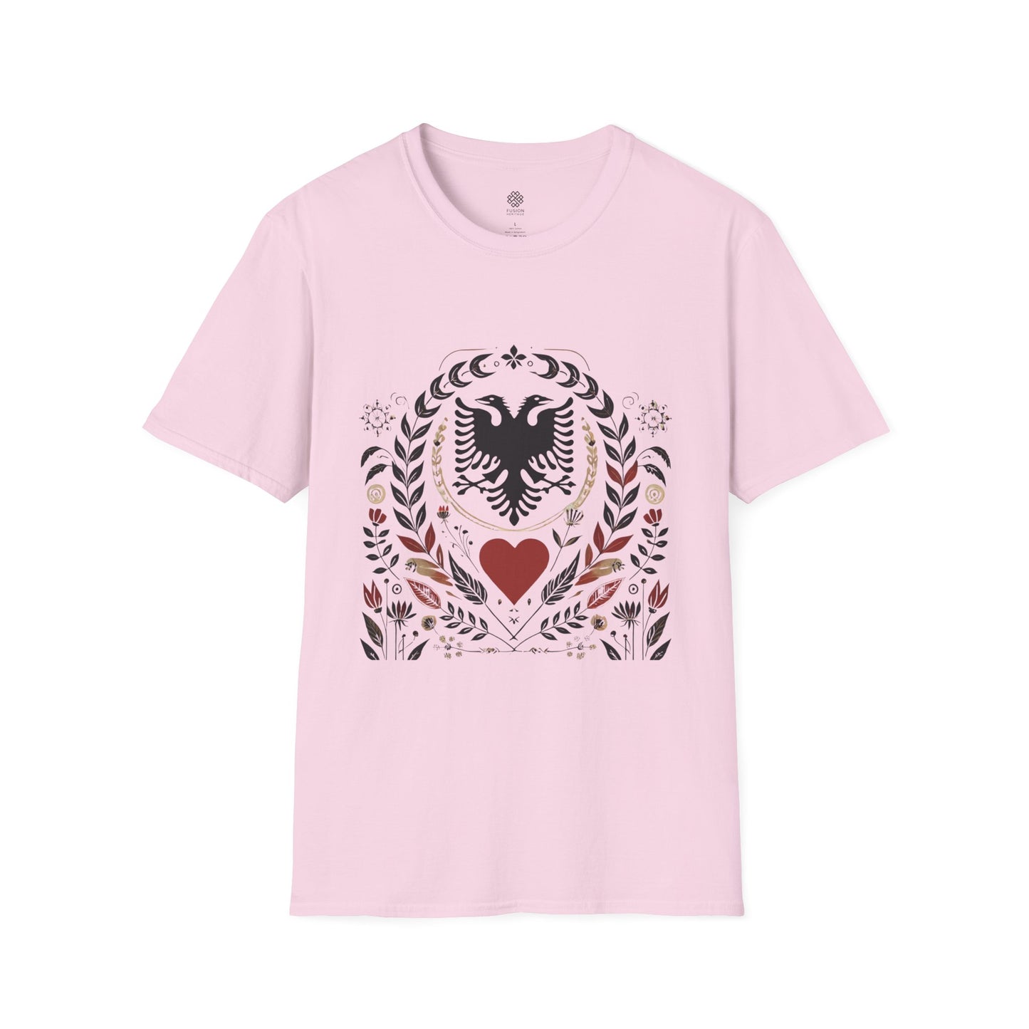 Mother's Day T-Shirt with Albanian Motifs- Gift for Mom, Ethnic Graphic Tee, Family Tradition