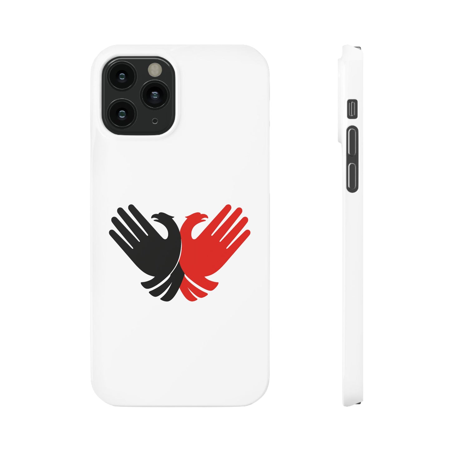 Phone Case, Slim Case with Double Headed Eagle Hands Design, Protective Cover, Thin Case, Eagle Lover Gift, Unique Phone Accessory