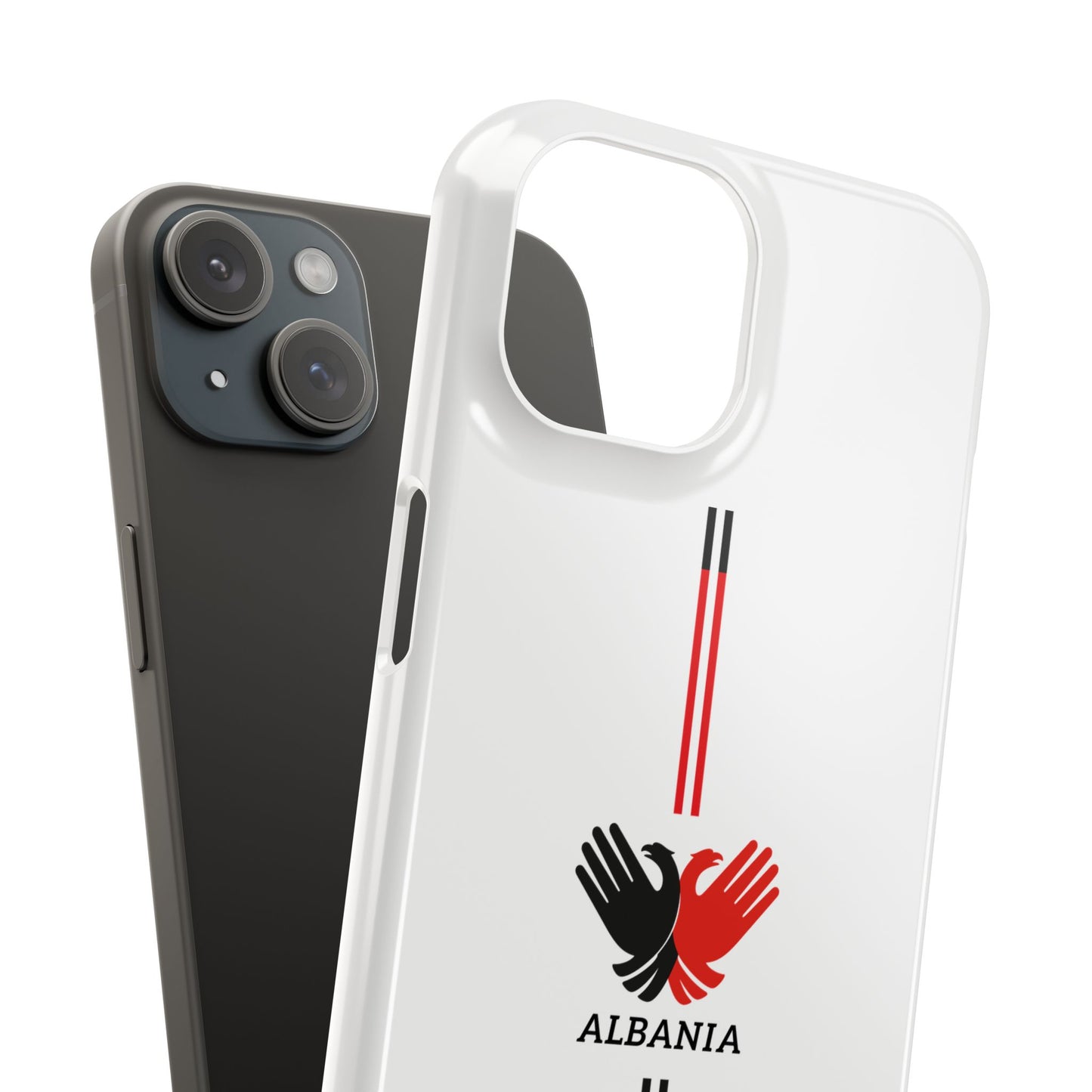 Albania Slim Phone Case | Stylish Mobile Cover, Unique Gift for Travelers, Phone Accessory for Albanian Pride, Home Decor
