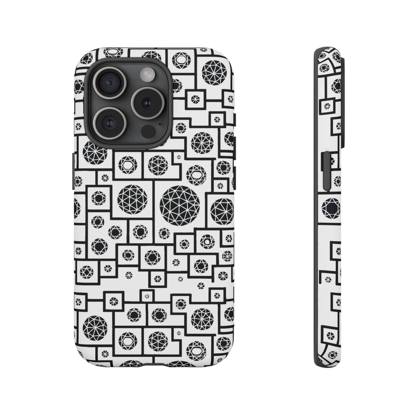 Unique Geometric Phone Case - For iPhone, Google Pixel, and Samsung Galaxy