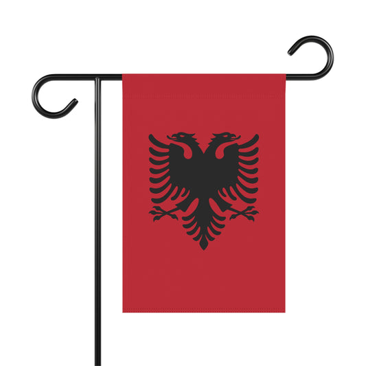 Albanian Eagle Garden Flag, Patriotic Home Decor, Outdoor Banner, Lawn Decoration, Albania National Flag