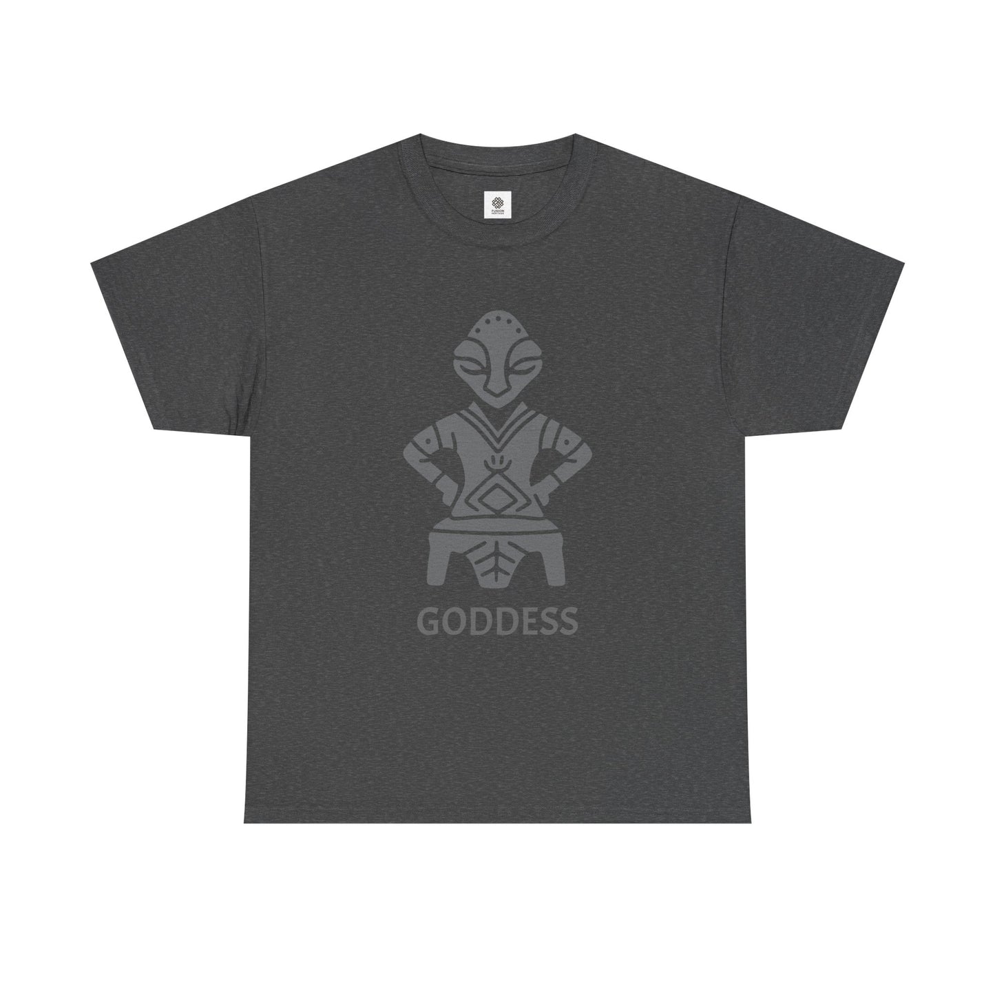 The Goddess On The Throne Cultural Artwork Tee Unisex Heavy Cotton Tee
