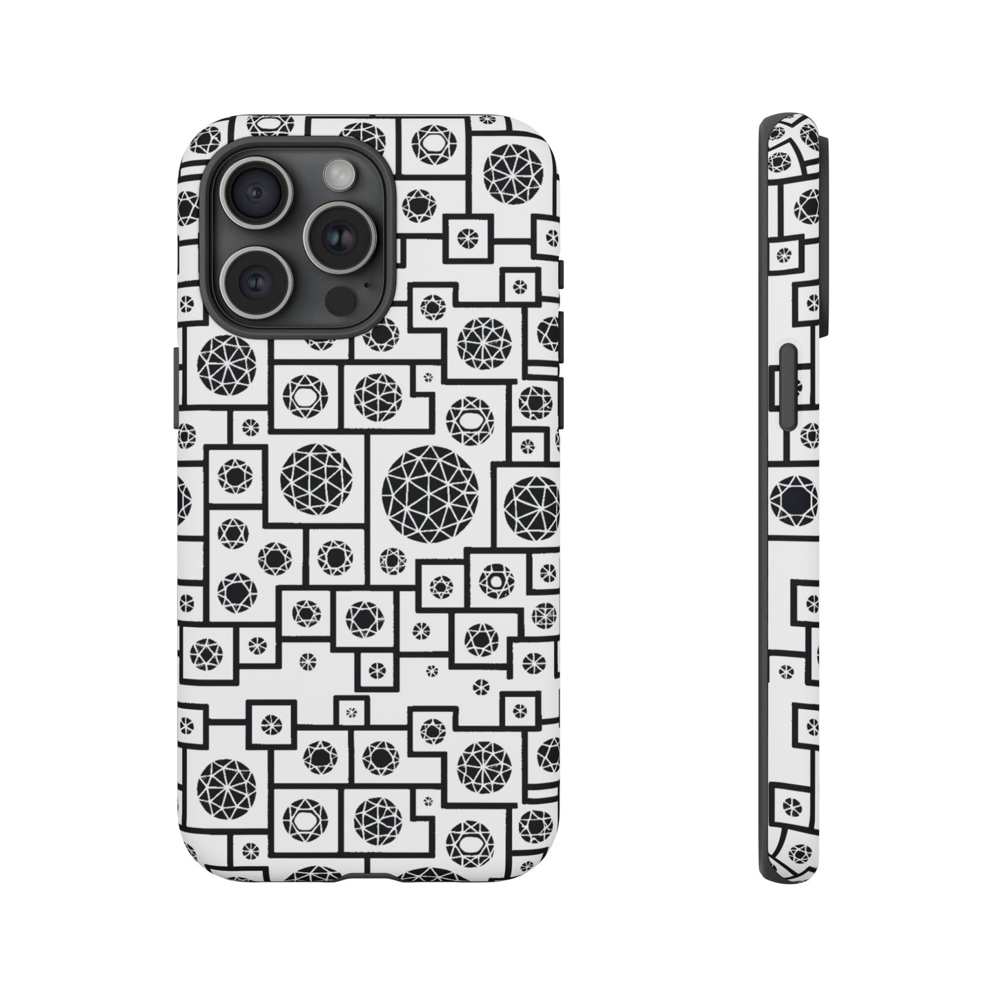 Unique Geometric Phone Case - For iPhone, Google Pixel, and Samsung Galaxy