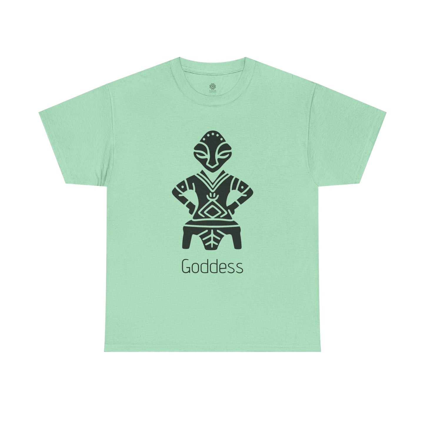 The Goddess On The Throne Cultural Artwork Tee Unisex Heavy Cotton Tee