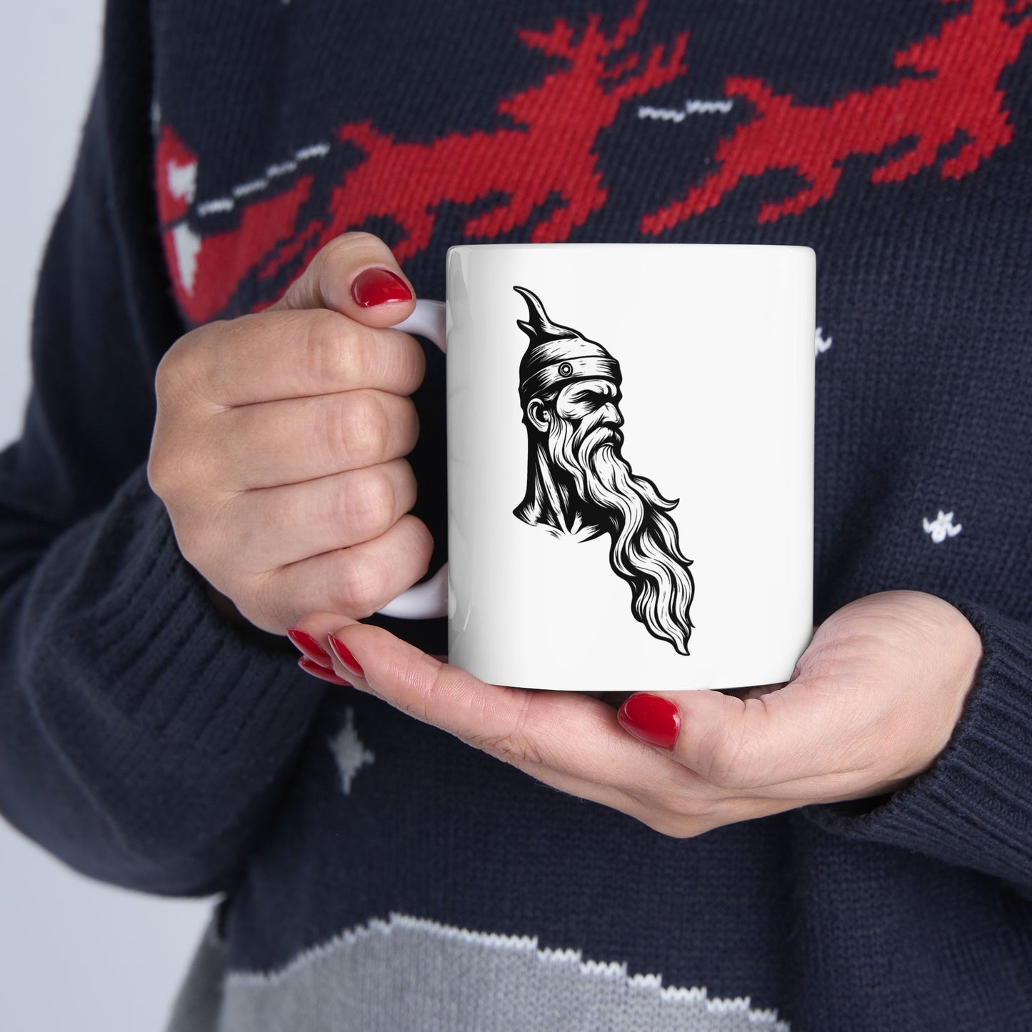 Ceramic Mug - Gjergj Kastrioti Skënderbeu Tribute, Albania History Gift