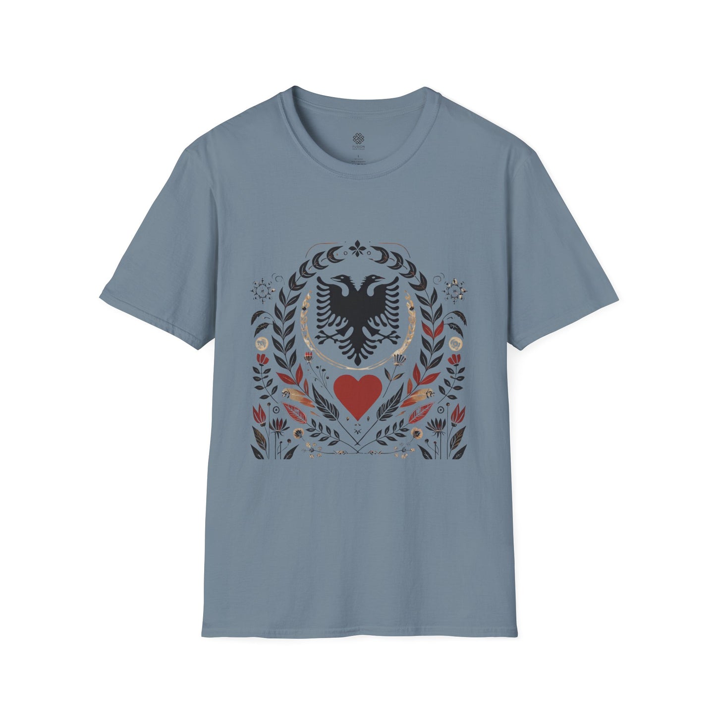 Mother's Day T-Shirt with Albanian Motifs- Gift for Mom, Ethnic Graphic Tee, Family Tradition