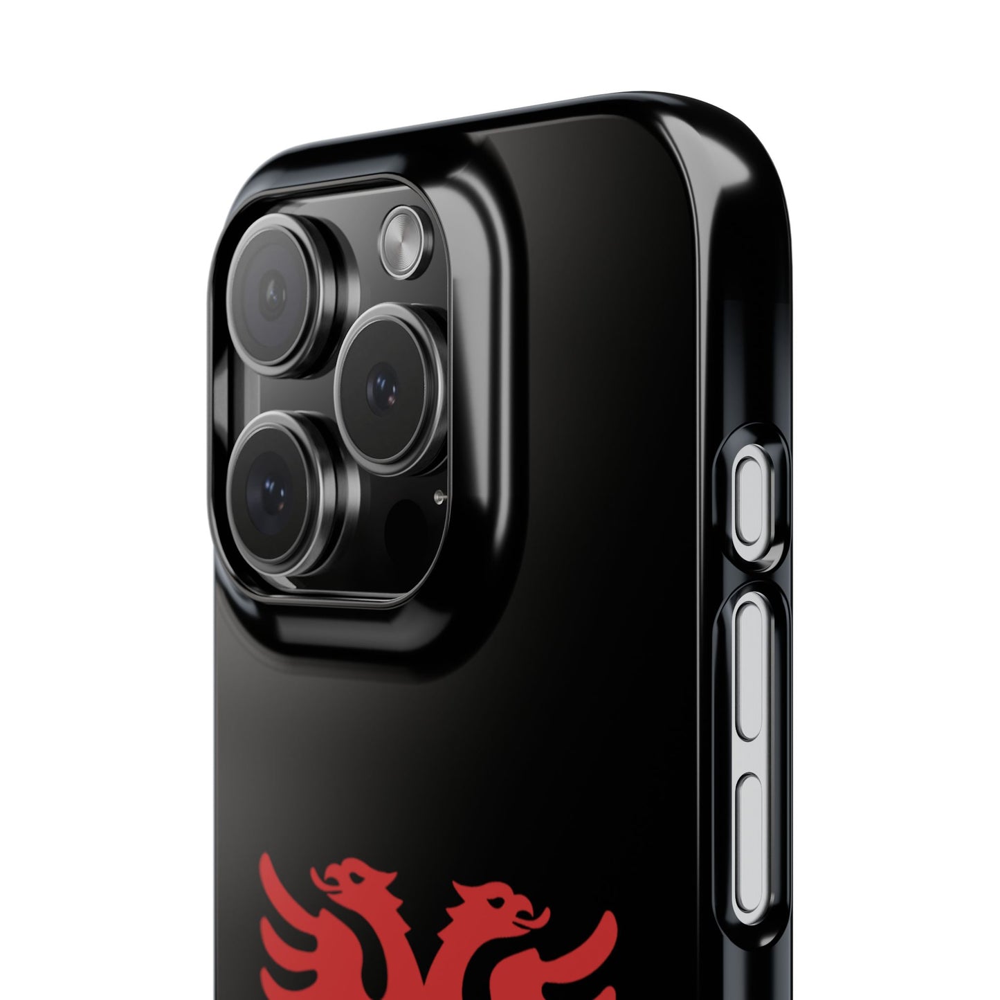 Slim Cases - Albania Double Headed Eagle, Albanian Flag Phone Cover, Patriotic Phone Case, National Symbol Gift, Unique Phone Accessories
