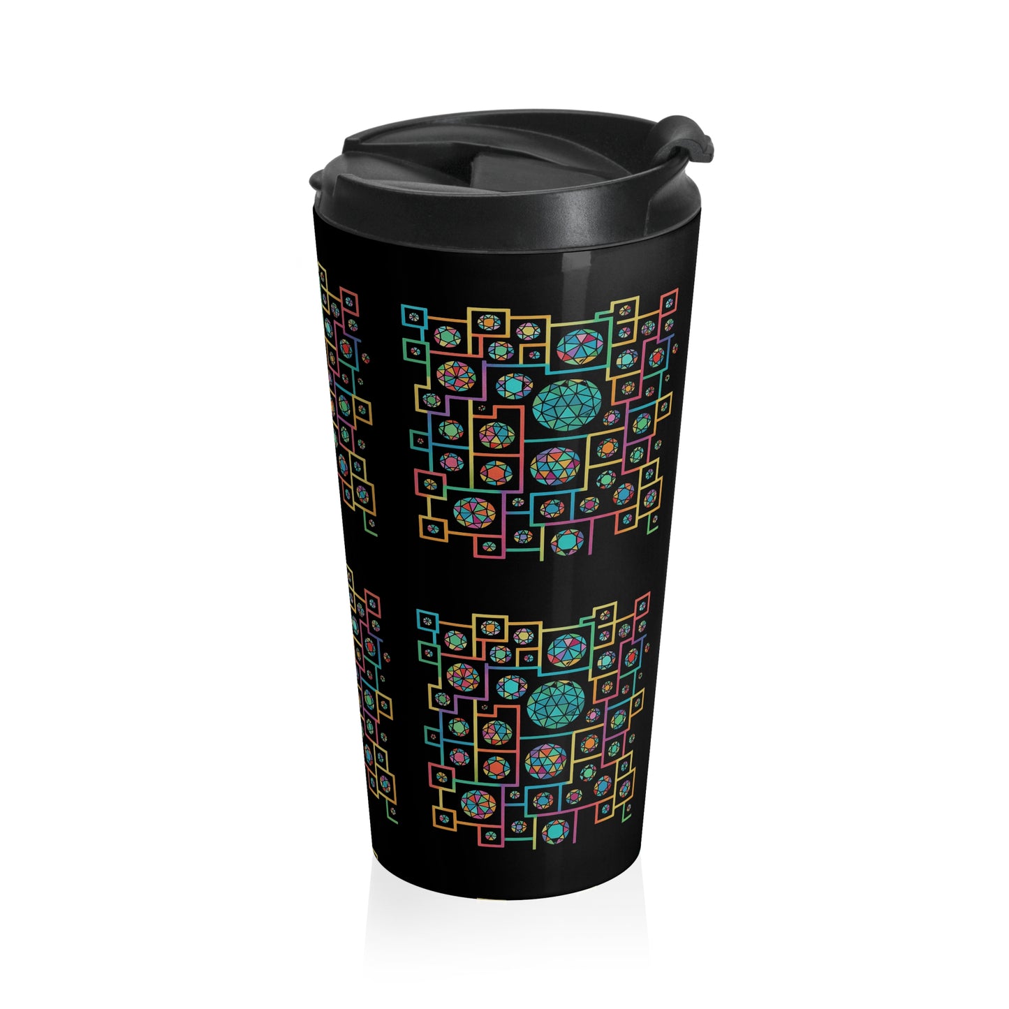 Geometric Heritage Travel Tumbler