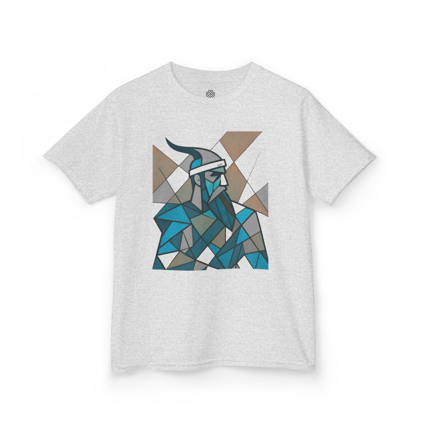 Geometric Cotton Tee - Honoring Gjergj Kastrioti Skendrbeu (Kids)