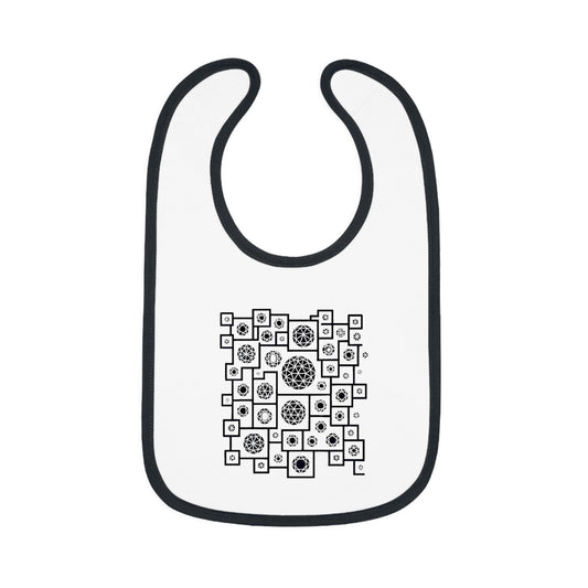 Baby Bib with Cute Geometric Design