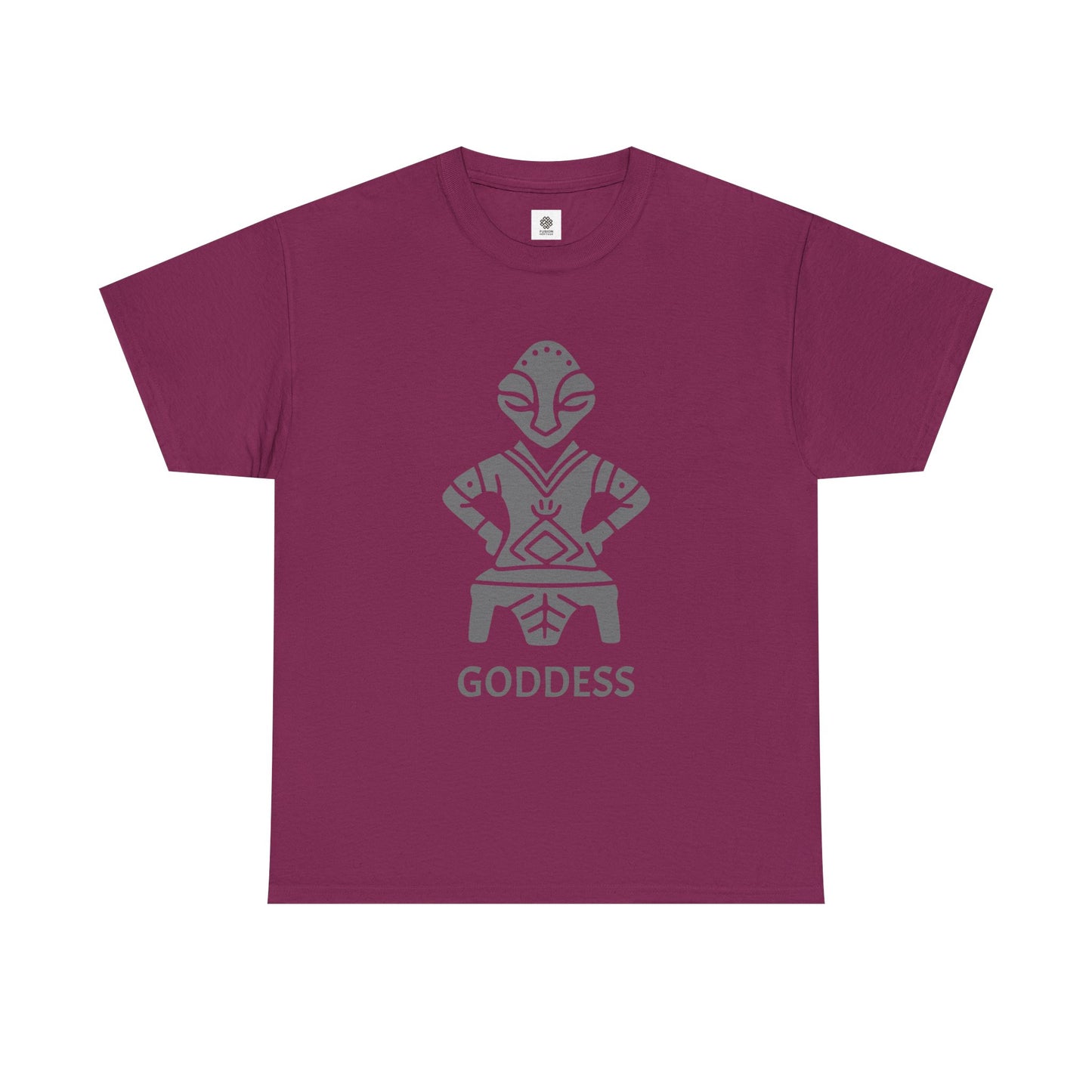 The Goddess On The Throne Cultural Artwork Tee Unisex Heavy Cotton Tee