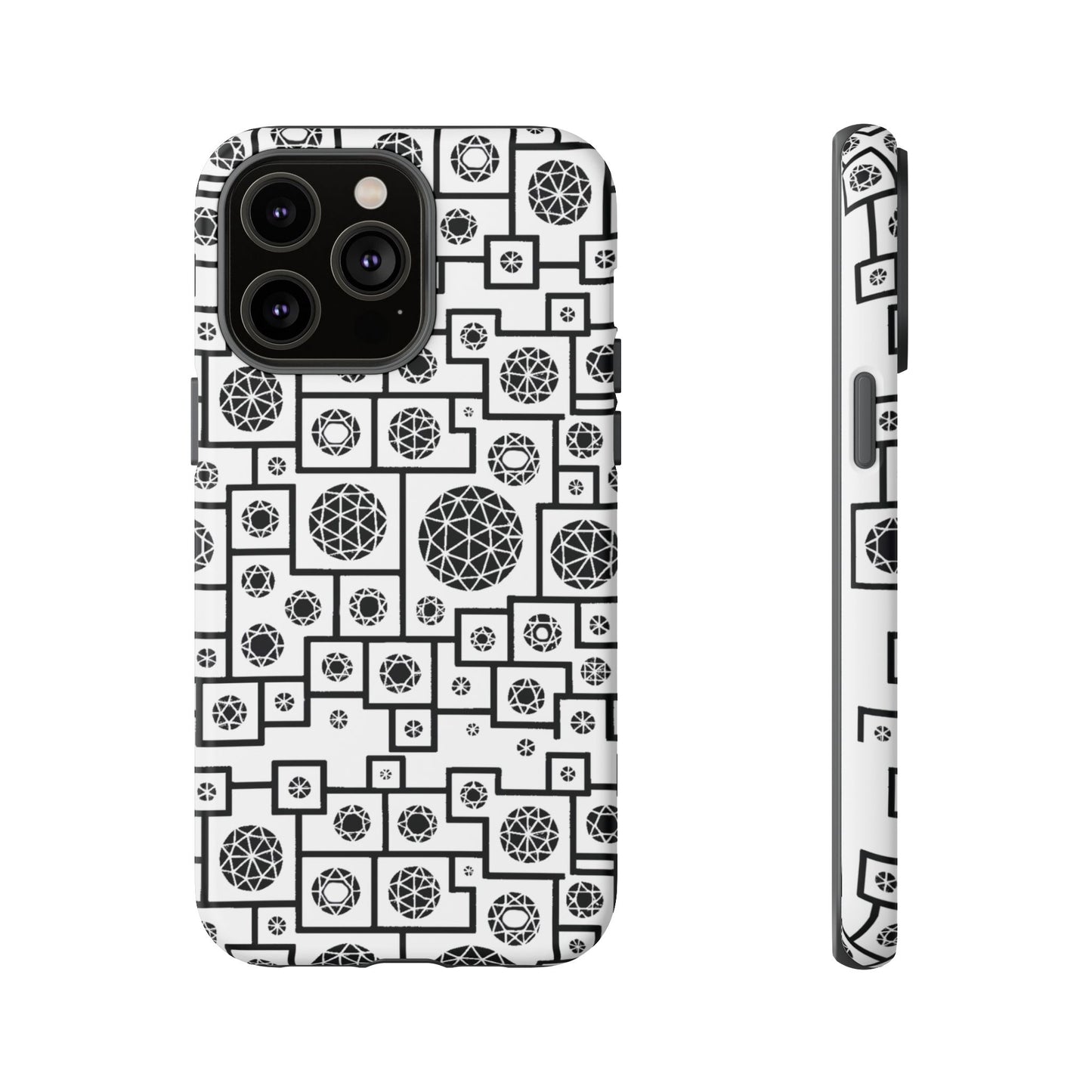 Unique Geometric Phone Case - For iPhone, Google Pixel, and Samsung Galaxy